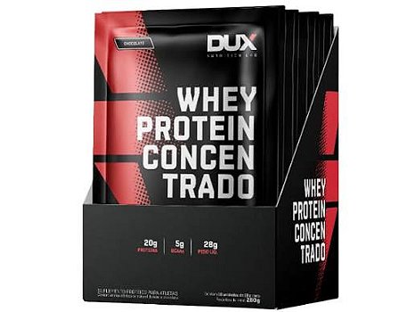 Sache Dose Única Dux Whey Protein Sem Sabor