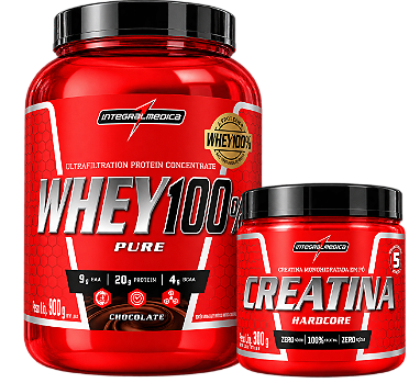 Kit Integral Médica Whey 100% e Creatina
