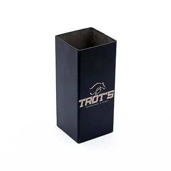 Copo Inox Quadrado Preto Fosco 250 ml TROT'S