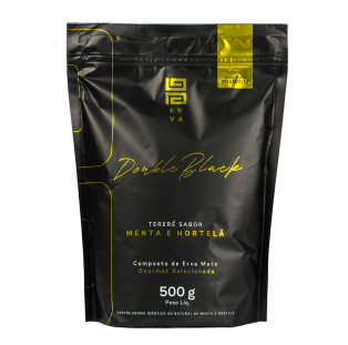 Erva Mate Double Black 500g Sabor Menta Hortelã