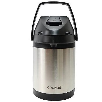 Garrafa Térmica Cronos 2,5 Litros Inox