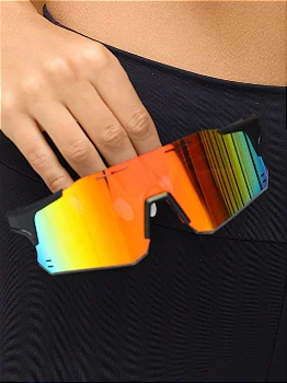 Óculos de Sol Esportivo Move 2.0 - Laranja Preto - Injetado