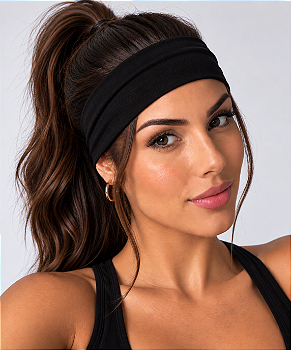 Faixa/Tiara de Cabelo - Preto