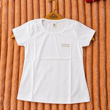 Camiseta Infantil Básica, Delicada e Cheia de Charme