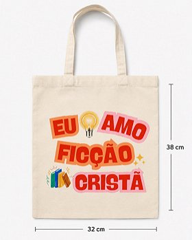 Ecobag Eu amo Ficção Cristã