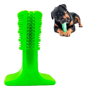 Mordedor Escova Dental para Cachorro Grande Verde