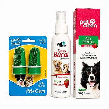 Kit Gel Dental Dedeira Spray - Morango