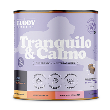 Suplemento Tranquilo & Calmo para Cães Buddy Nutrition com Triptofano e PEA