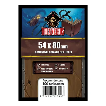 Sleeve Customizado para Oceanos/Ex-Libris/7 Wonders Arquitetos/Nidavellir/Star Wars B. Hunters/Monopoly Hasbro/Senhor dos Anéis: Duelo pela Terra Média (54 x 80)