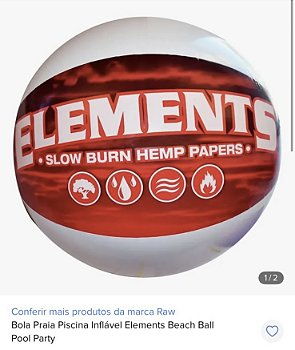 Bola elements inflavel GRANDE