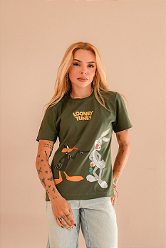 Tshirt Patollino E Perna Longa Looney Tunes