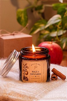 Vela Botica de Maçã e Especiarias