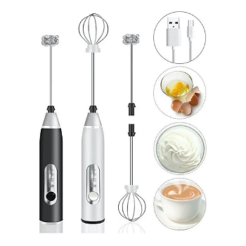 Mini Mixer Elétrico Recarregável Multiuso para Bebidas e Ovo