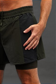 Short QuickDry Advance Olive - Canhoto