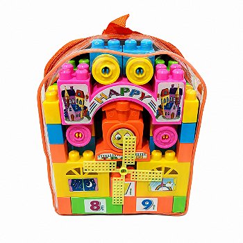 Mochila com Blocos de Montar