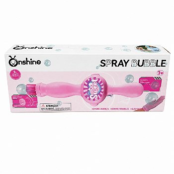 Spray Bubble Rosa – Lançador de Bolhas