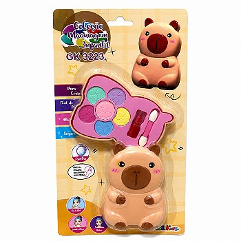 Kit Maquiagem Infantil Capivara
