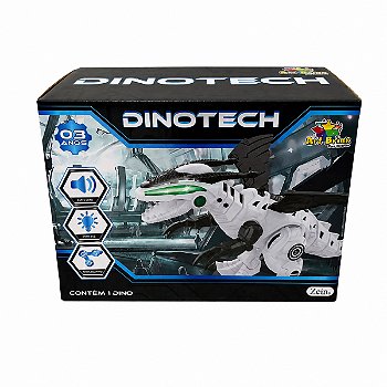 Dinotech Dinossauro com Som, Luz e Movimento