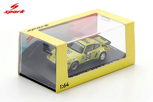 Porsche 911 Carrera RSR 3.0 No.68 24Hs Le Mans 1975 1:64 Spark