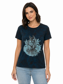 T-Shirt Baby Look Feminina Estanciero Horse Reativo