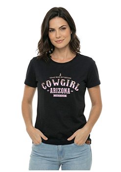 T-Shirt Regular Feminina Estanciero Cowgirl Arizona