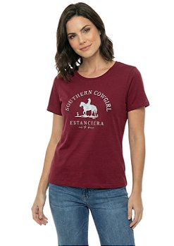 Camiseta Oversized Feminina Southern Cowgirl Estanciera