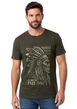 Camiseta Masculina Estanciero Índio Free Spirit