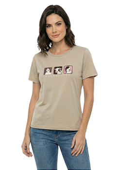 T-Shirt Baby Look Feminina Estanciero Animais da Fazenda