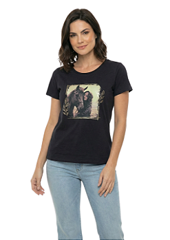 Camiseta Oversized Feminina Estanciera Prova de Tambor