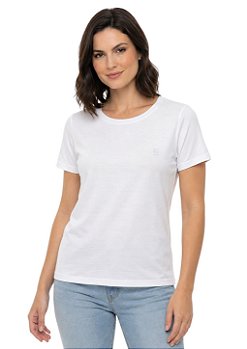 Shirt Feminina Decote Redondo Estanciera