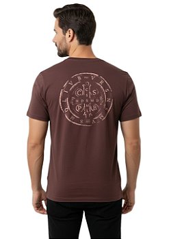 Camiseta Masculina Estanciero Medalha de São Bento