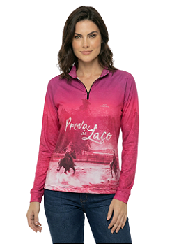 Camisa Manga Longa Estampada Proteção UV Estanciero V9