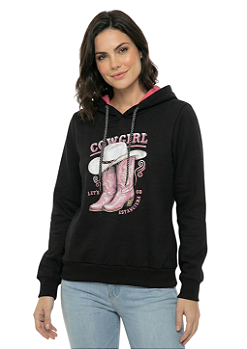 Moletom Feminino Estanciero Let’s Go Cowgirl