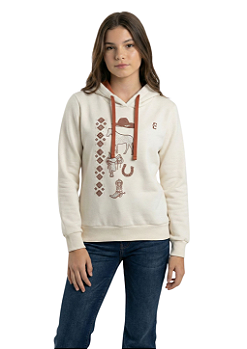 Moletom Juvenil Feminino Estanciero Western
