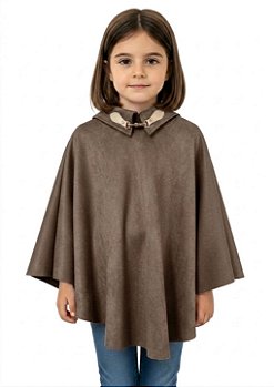 Poncho Pala Feminino Estanciero Suede