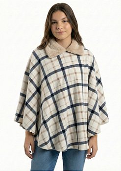 Poncho Pala Sherpa Feminina Estanciero