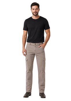 Calça Cargo Masculina Sarja Estanciero
