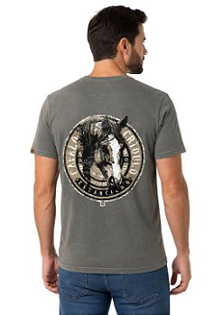 Camiseta Masculina Estanciero Cavalo Crioulo Costas