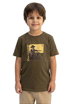 Camiseta Infantil Estanciero Laço Comprido