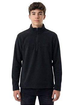 Blusa Microsoft Fleece Unissex Juvenil Meio Zíper Estanciero Masculino