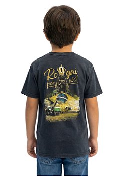 Camiseta Infantil Unissex Estanciero Nossa Senhora Aparecida Masculina
