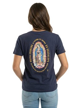 Camiseta Juvenil Unissex Estanciero Nossa Senhora Guadalupe Feminino