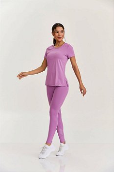 BLUSA BLOCKSUNDRY COM ABERTURA NA LATERAL - LILAS MELISSA