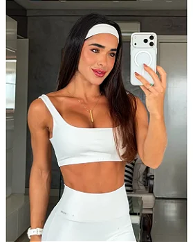 TOP REGATA CLEAN - BRANCO TAPIOCA