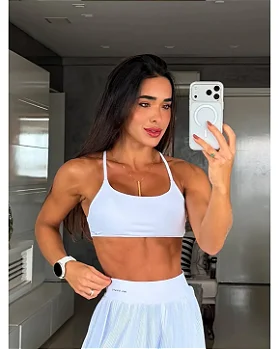 TOP COM COSTAS ABERTA - BRANCO