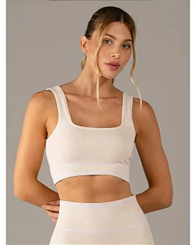 TOP SEAMLESS POWER - MACADAMIA