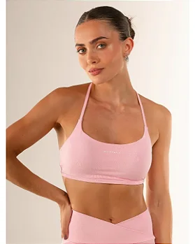 TOP ALÇAS FINAS - ROSA CLARO