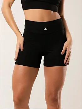 SHORT ESSENCIAL CONFORT - PRETO