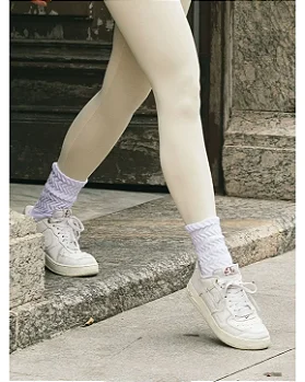 MEIA AEROBIC ALL SHAPE - BRANCO