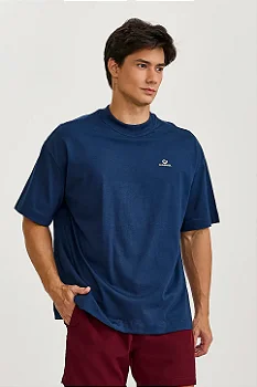 CAMISETA OVERSIZED CAJUBRASIL - AZUL MARINHO